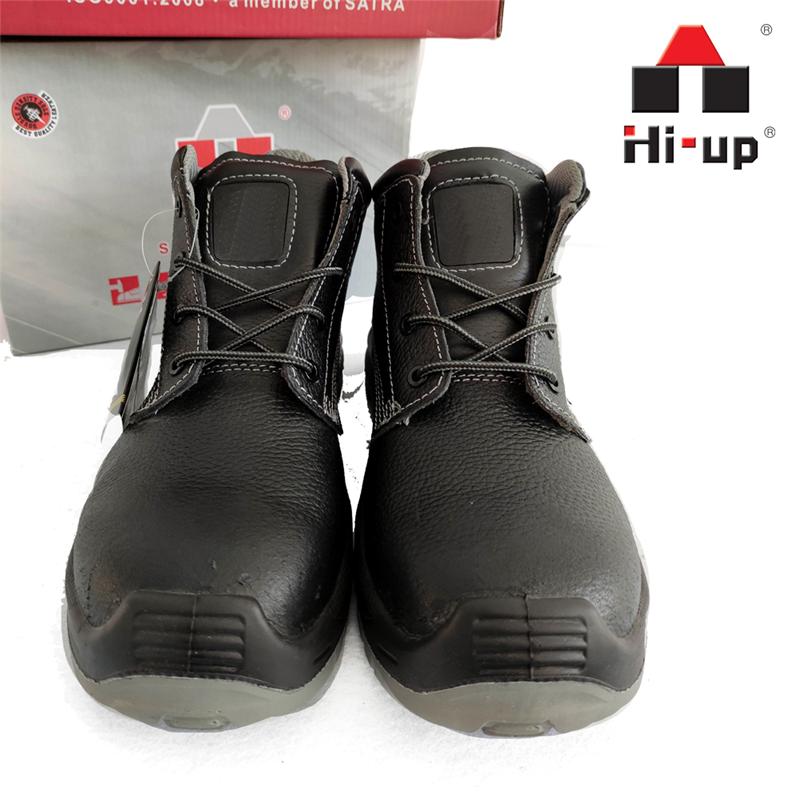 Genuine leather upper water proof lace up office safety boots Featured Image