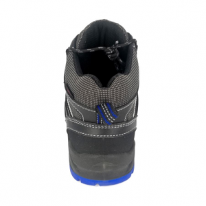 Sportive style waterproof safety shoes with PU injection sole.