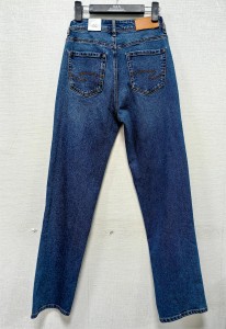 OEM&ODM New Fashion Lady High-Waisted Stretch High Quality Denim Jeans