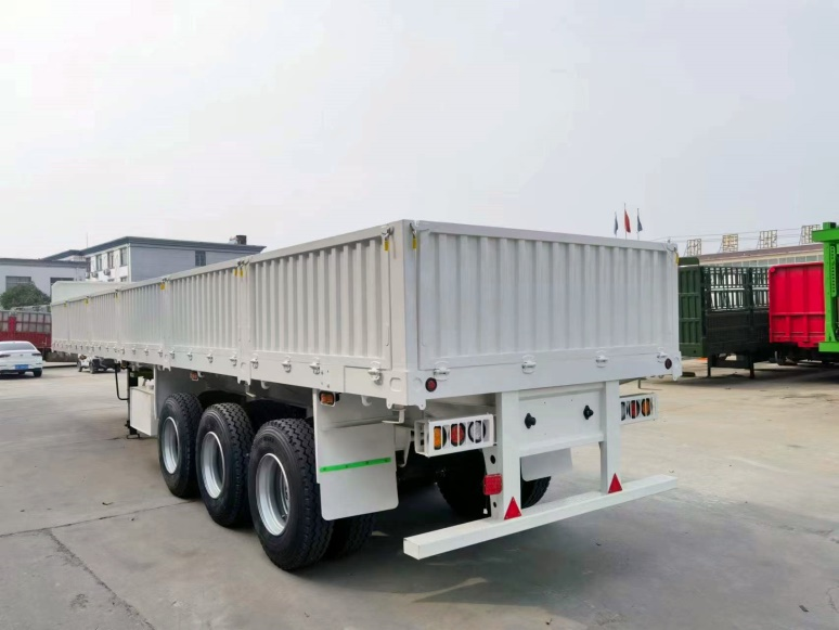 Drop Side Semi Trailer Be Ready To Delivery