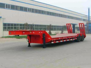 2 Line 2 Axle 40 Ton Low Bed Truck Trailer vehicle