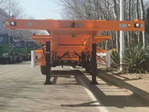 China Wholesale Flatbed Pup Trailer Manufacturers - 45FT Skeleton Semitrailer For Sale – Qingte Group