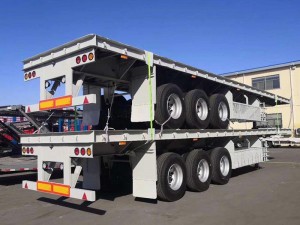 China Wholesale Curtain Side Semi Trailer Exporters - 3 Axles 40FT Container Trailer For Sale – Qingte Group