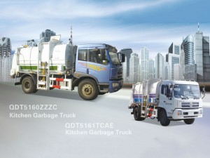 China Wholesale Tipping Chassis Semi Trailer Manufacturers - Kitchen garbage truck KITCHEN GARBAGE TRUCK – Qingte Group