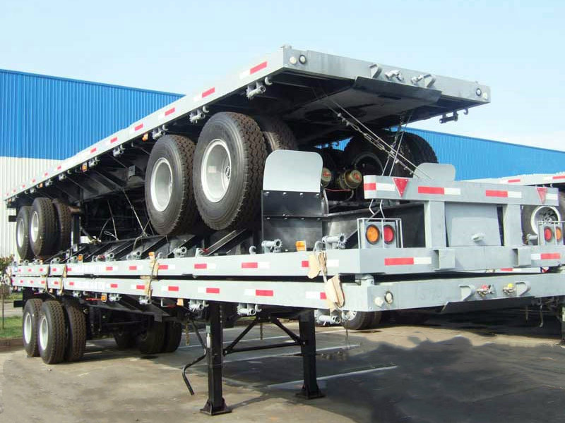 Qingte flatbed truck trailer 04