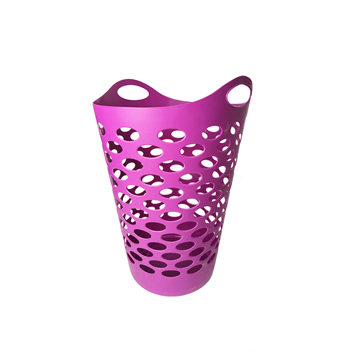 Laundry Hamper with Cutout Handles