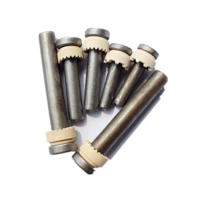 China Fasteners ML15 ML19 Carbon steel ISO13918 M16 M19 M25 Nelson Welding Stud with ceramic ferrule