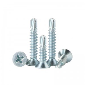 Cheap PriceList for Domed Head Screw - Cross Recessed Countersunk Self-Drilling Screws  – Qijing