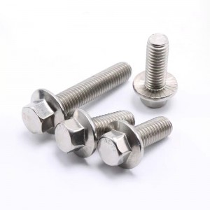 Big discounting Lock Bolt Nut - DIN6921 Stainless Steel Carbon Steel 10.9 Bolts With Serrated Flange  – Qijing