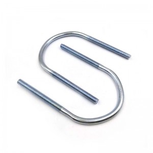 OEM Manufacturer Carriage Bolt Washer - Zinc Plated Carbon Steel U bolt with nuts and washers  – Qijing