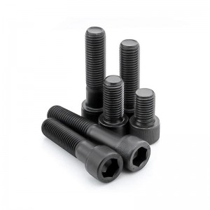Excellent quality Decorative Carriage Bolts - Black Oxide  Stainless Steel Full Threaded Half Threaded DIN912 Hex Socket Head Cap Screw Allen Bolts  – Qijing