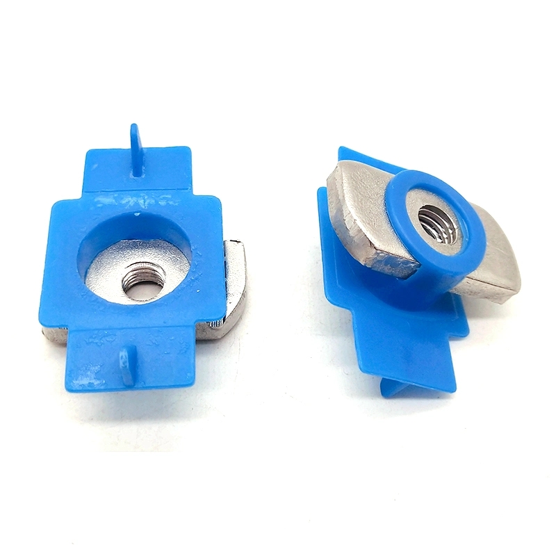 China Factory Supplied Photovoltaic Bracket Accessories Galvanized Plastic Wing Nut