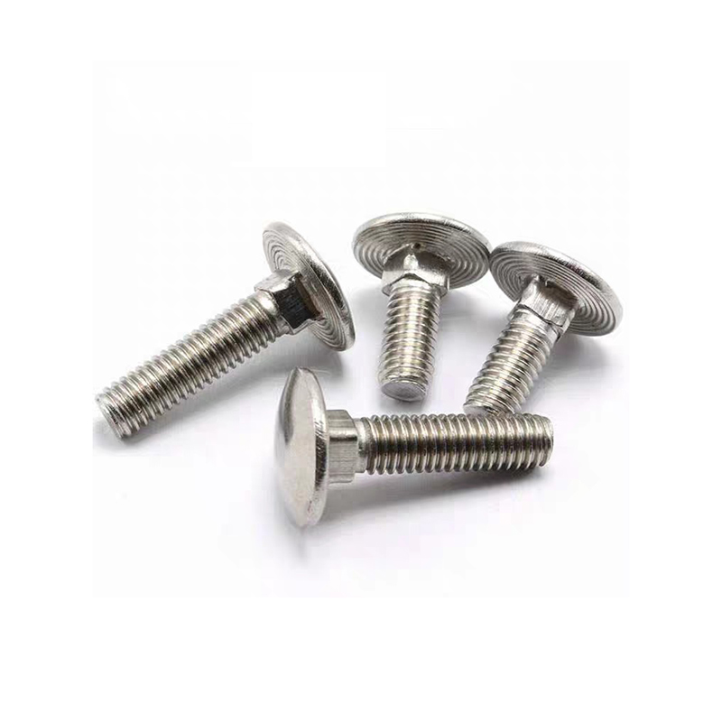 Excellent quality China DIN 603 Thread Round Head Coach Bolt M20 M10 M4 Stainless Steel Flat Head Carriage Bolt