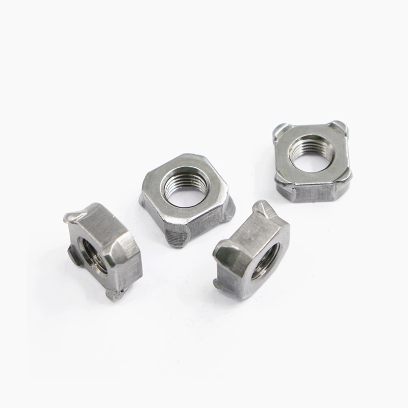 China Produced Price DIN928 Stainless Steel 304 316 Square Weld Nuts