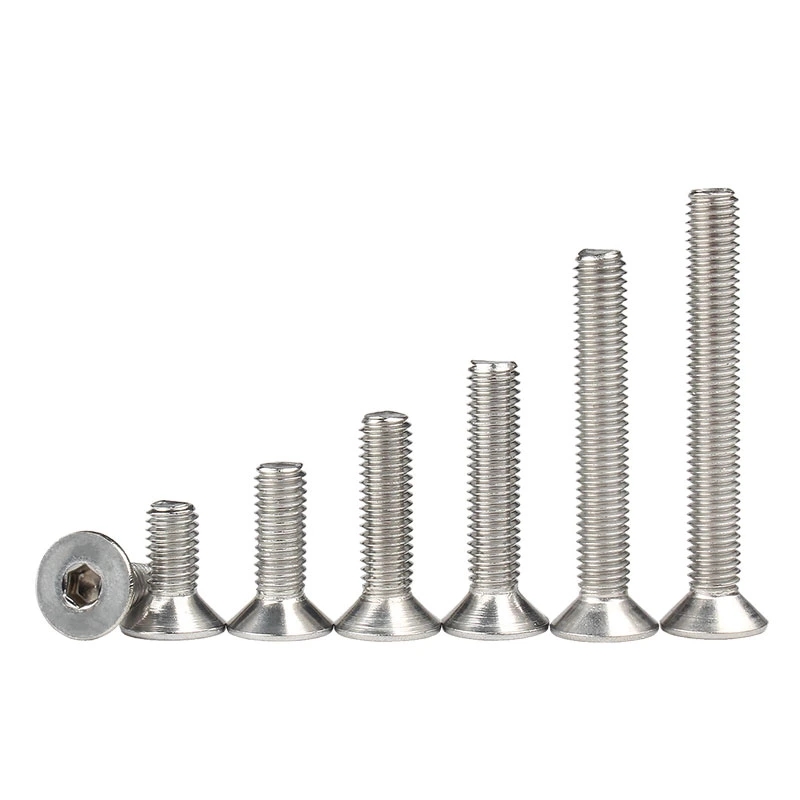 China Factory Price Stainless Steel 304 316 DIN7991 Hexagon Socket Countersunk Head Screw