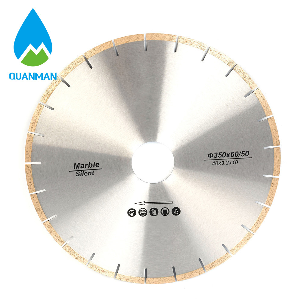 350mm Silent Diamond Blade For Cutting Marble
