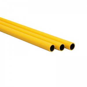 Yellow color pex flexible gas threaded pipe