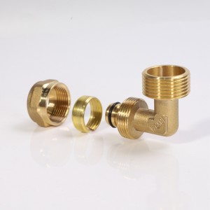 Brass compression male female union fittings