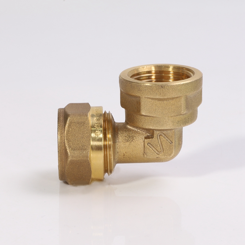 China High Quality Press Fittings Al Pex Products –  Brass compression fitting Female Thread Elbow – Fenghe