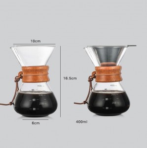 Best Price Espresso Pot borosilicate Glass Range Coffee Server