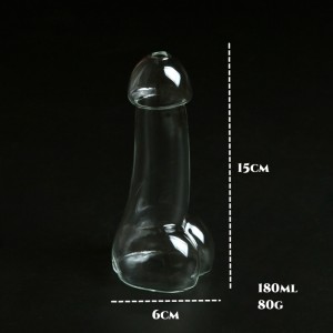 A funny cock cock glass with a nice looking cocktail tail glassware