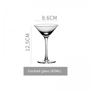 Mesoemia creative crystal goblet cocktail glass tall champagne glass
