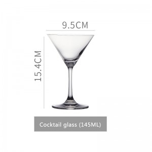European crystal glass cup Margarita Martini cocktail glass tall champagne glass bar sparkling wine goblet