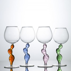 Italy cactus creative cocktail glass cup highball glass red wine glass colorful home wine goblet