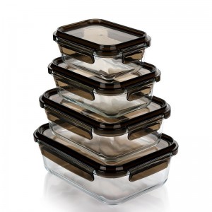 borosilicate glass pump in lid and pumpable vacuum preservation airtight seal food container bento lunch box