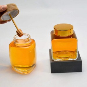 Wholesale Premium Sealed Honey Jars Glass Honey Jars Kitchen Canning Jars Storage Jars Jams Sauces Dispensing Jars