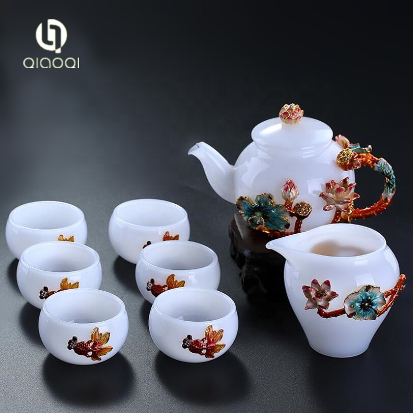 china unique ceramic teapot set