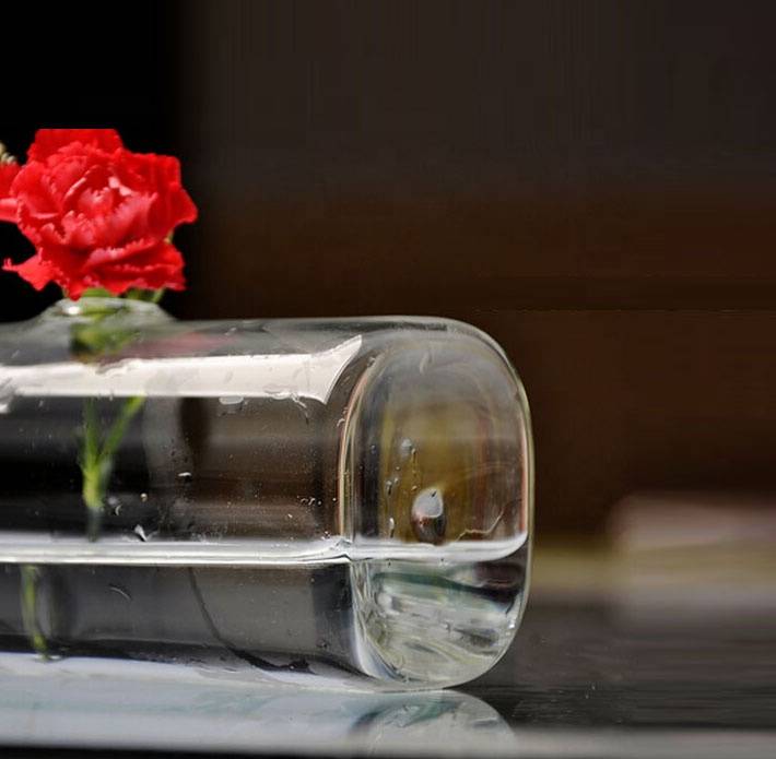 New style glass clear Cylinder tube Glass flower Vase
