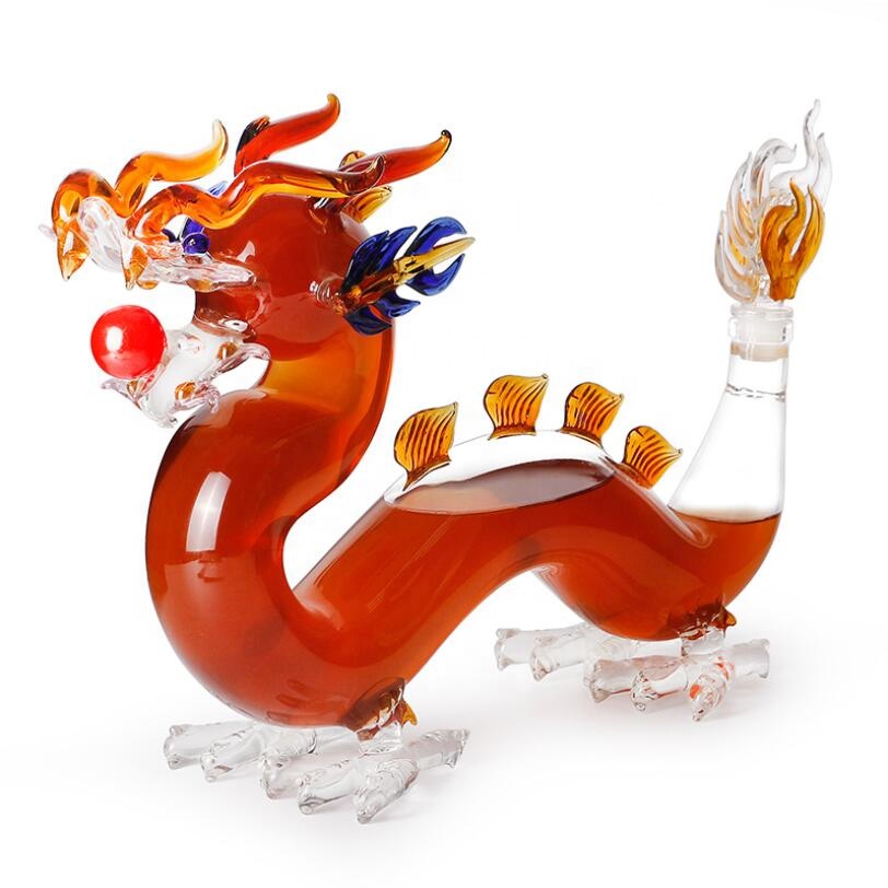 new arrival Dragon shape glass wine bottle Featured Image