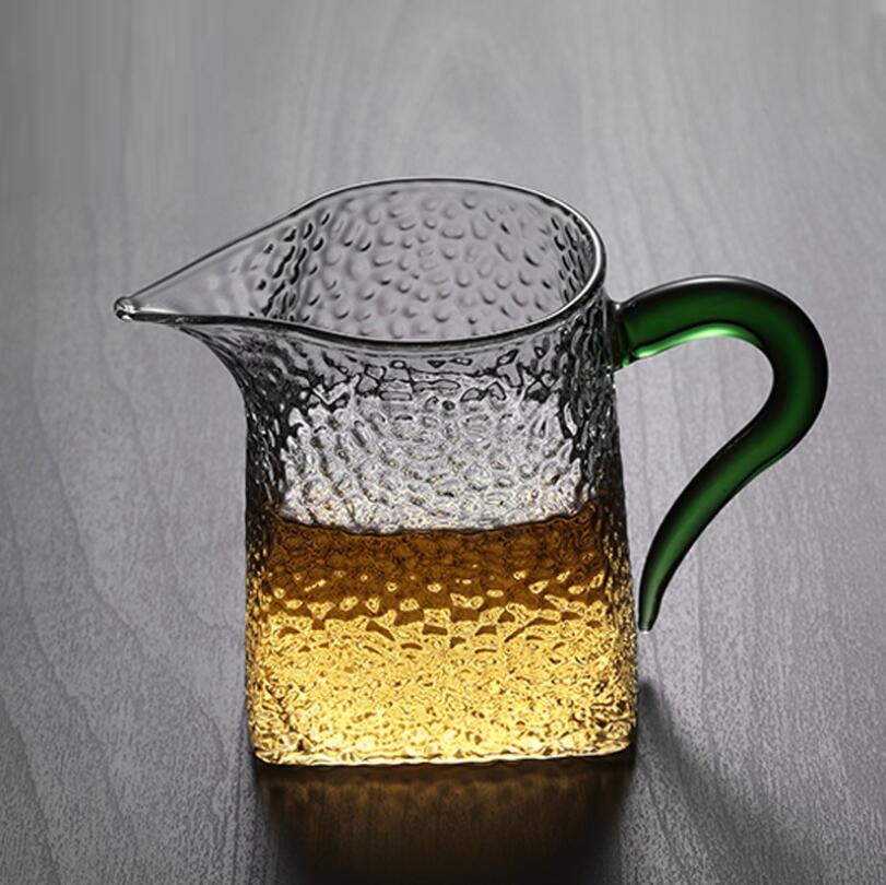 hot sales high borosilicate glass tea cup with handle