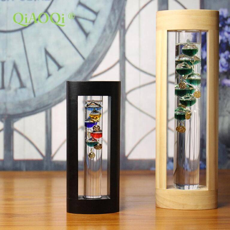 Household Desktop Glass Decoration Crafts Weather Forecast Predictor Bottle Galileo Thermometer
