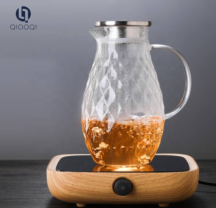 New Style Glass Water Pitcher Turkish Jug Hot/Cold Stainless Steel Water Jug  Crystal Cups Kettle for Home Lemonade Flower Tea - AliExpress