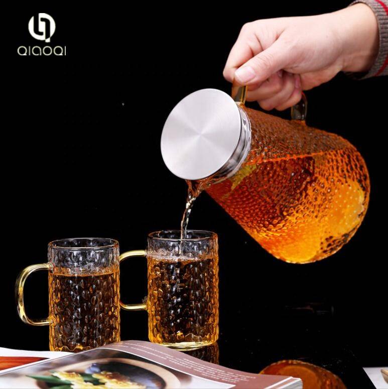 1pc Coffee Cold Brew Pitcher, High Borosilicate Glass, For Home Use, With  Filter, Cold Brew Coffee, Tea, Fruit Infusion Maker