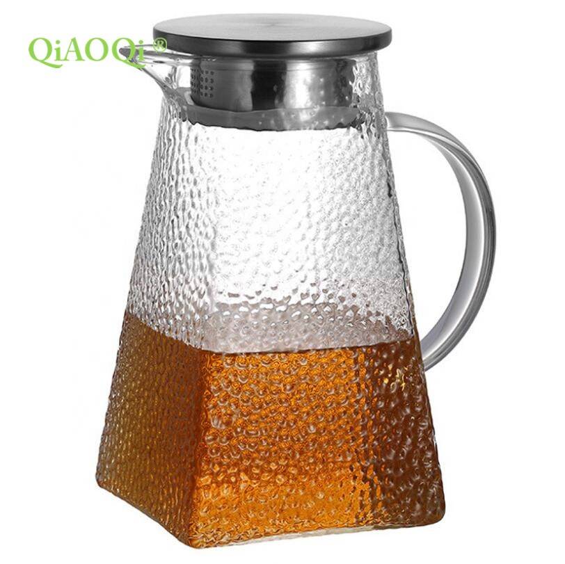 Mini clear kung fu tea pot with stainless cap