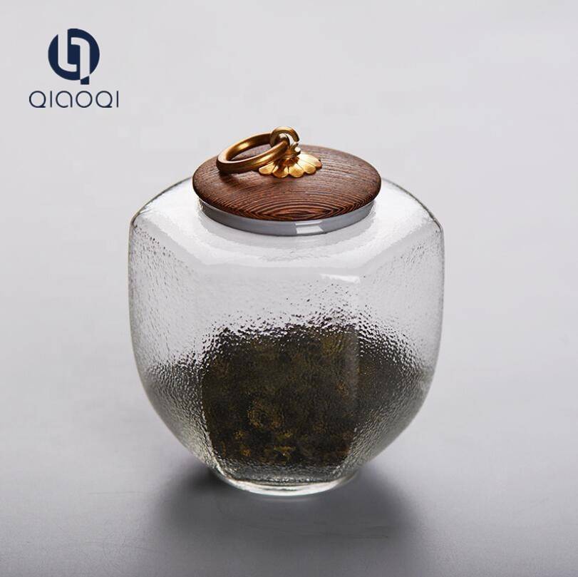 Best Quality Healthy Custom glass jar with bamboo lid glass jar with cork lid