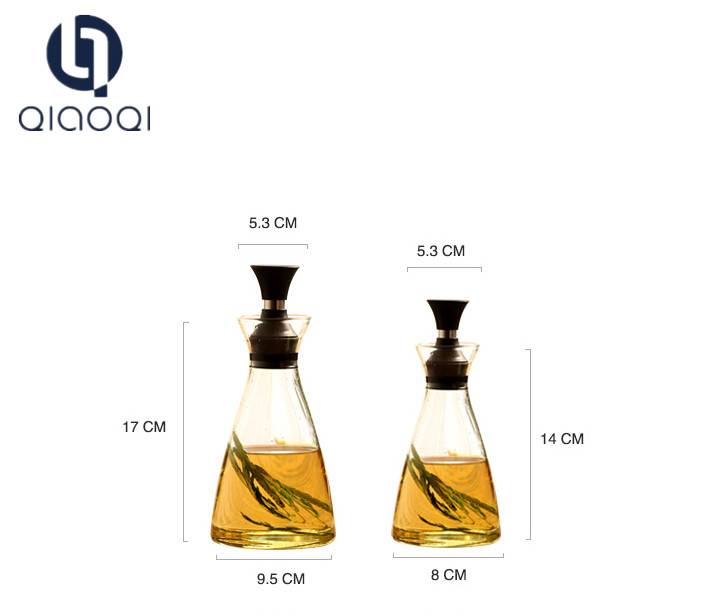 Reasonable price Glass Beer Mugs With Handles - Professional manufacturer Top Grade oil and vinegar dispenser – Qiaoqi