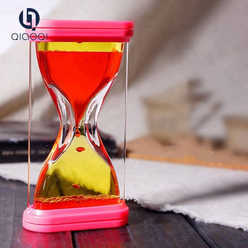 High Quality Colorful Liquid Hourglass Timer