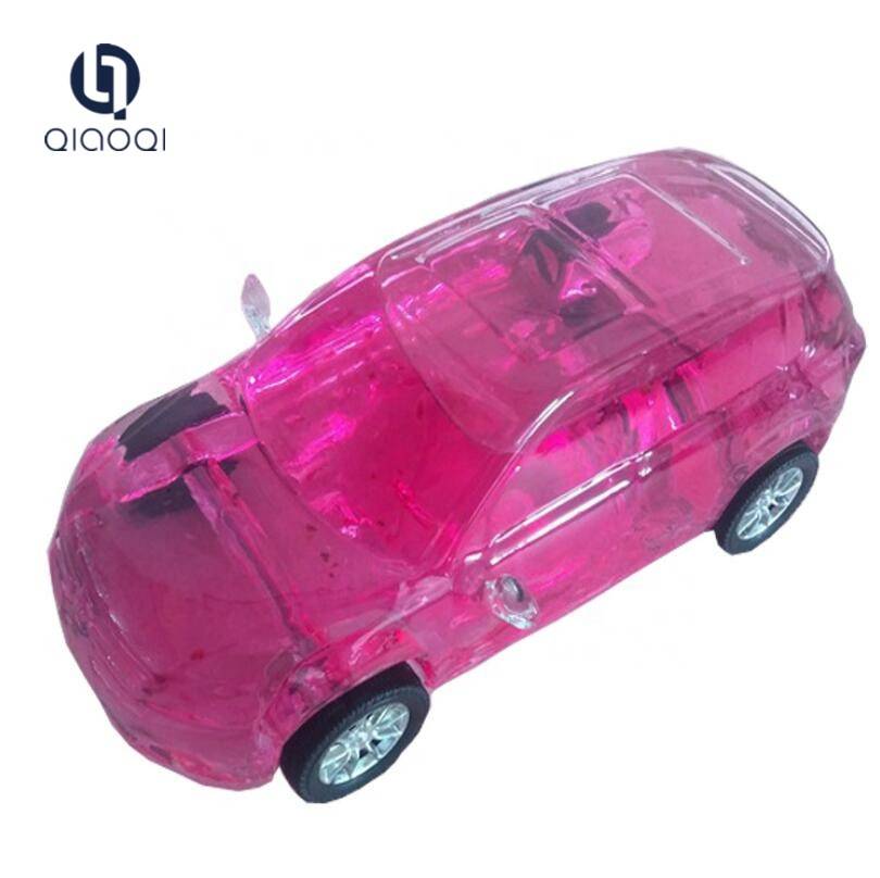 500ml Funny car shape borosilicate glass wine bottle