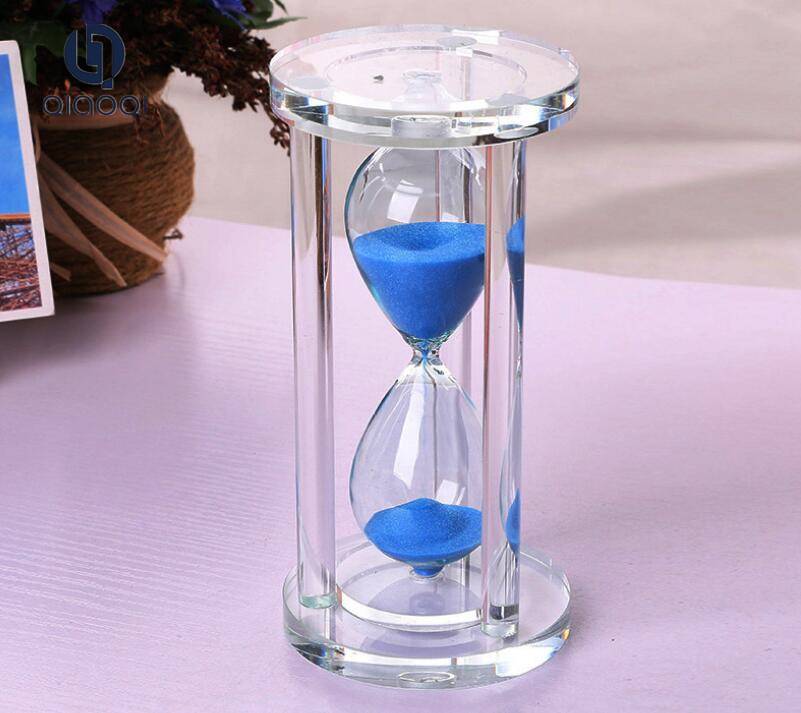 Colorful Crystal Craft Crystal Hourglass for Wedding Favor Gift