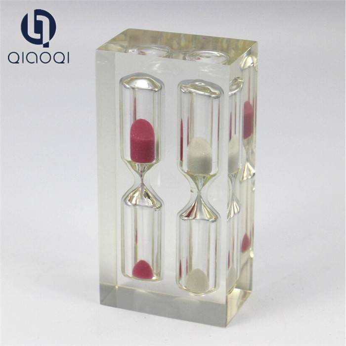 Souvenir Gifts Decorative Resin 2 in 1 Sand Clock for Sale