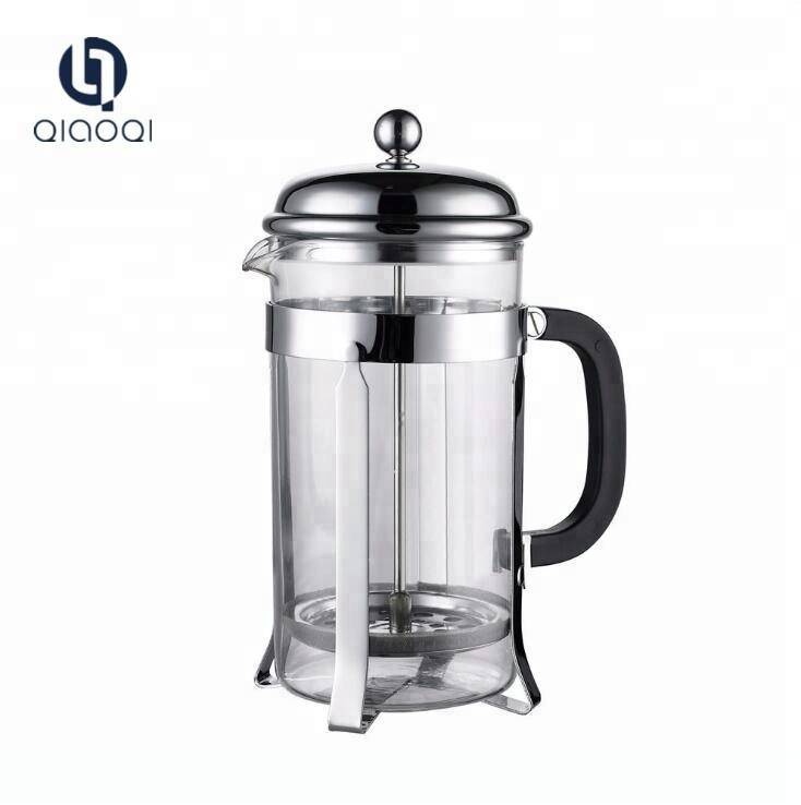 Amazon 34OZ Best Selling Borosilicate glass stainless french coffee press Set 1000ML with 2 cups