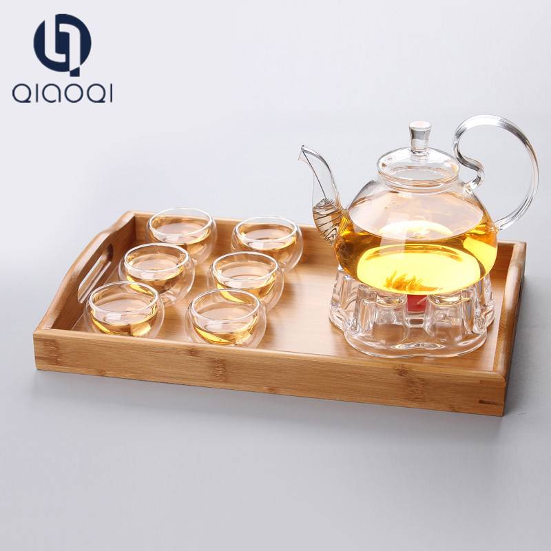 Wholesale Fashion Design Unbreakable glass teapot glass tea set