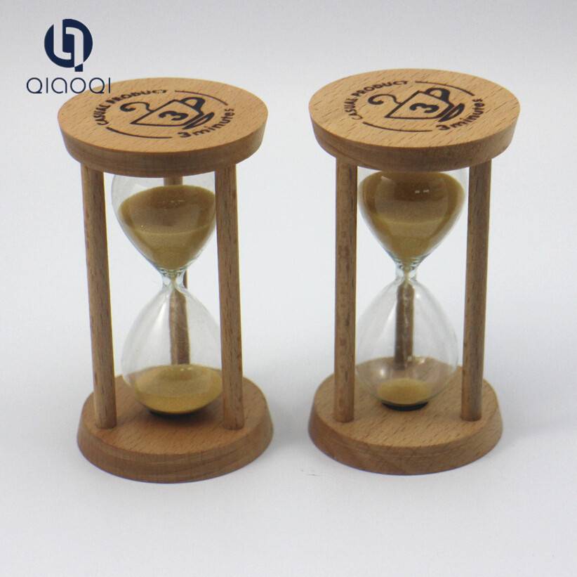 OEM/ODM China Glass Teapot Stovetop Safe - home decoration 3mins sandglass timer for tea time – Qiaoqi