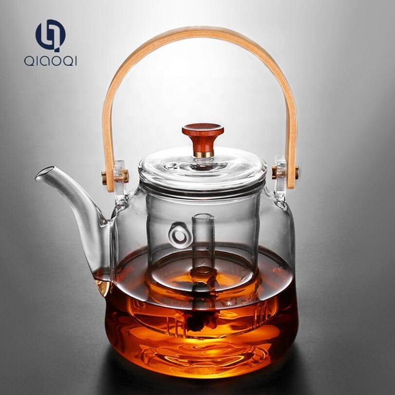 QIAOQI  Multiple Heat Resistant Glass Teapot coffee pot