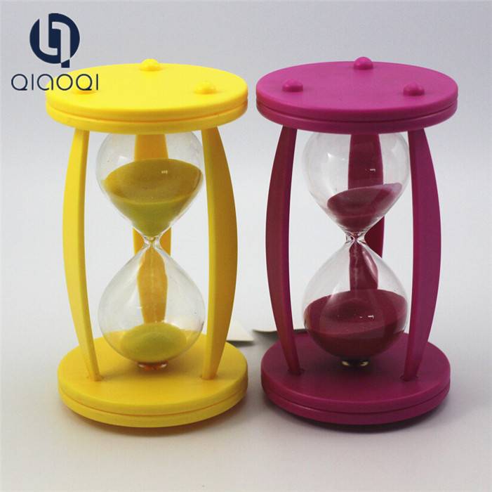 Colorful Plastic Kids Toys 1 hour Sand Timer Products for Birthdays