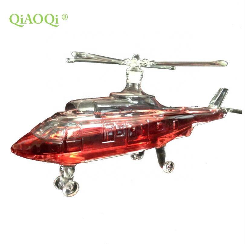 QiAOQi Borosilicate unique transparent decoration 750ml aircraft shaped whiskey glass bottle